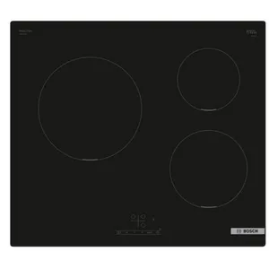 Table de cuisson à induction 60cm 3 feux noir - PUC611BB5E - BOSCH pas cher