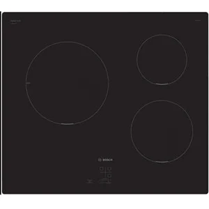 Comparateur de prix : Table de cuisson à induction 60cm 3 feux 4600w - puc611aa5e - BOSCH