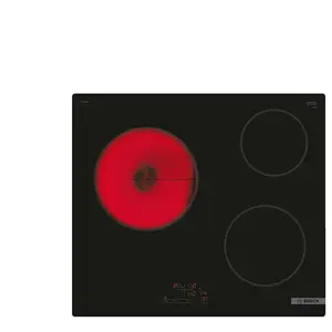 Table de cuisson vitrocéramique BOSCH PKM61RBB8E pas cher
