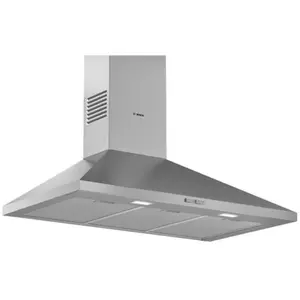 Comparateur de prix : Bosch Série 2 DWP96BC50 Hotte décorative 90 cm Acier inoxydable