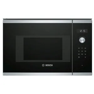Bosch Serie 6 BFL524MS0 Micro-ondes encastrable avec 20L 800W Noir/Inox pas cher