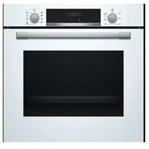 Four intégrable multifonction 71l 60cm a pyrolyse blanc Bosch hba573bv0 pas cher