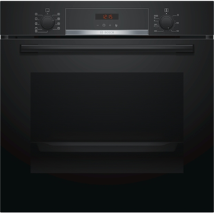 Bosch - four intégrable multifonction 71l 60cm a pyrolyse noir  hba573ba0 - série 4 pas cher