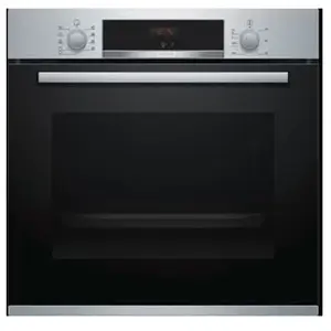 Bosch - four intégrable 71l 60cm a ecoclean inox  hba534br0 - série 4 pas cher