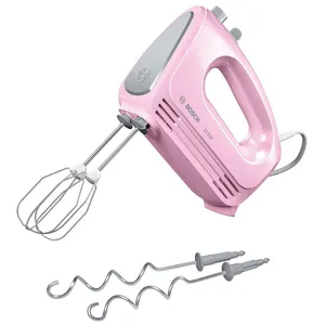 Bosch Hausgeräte MFQ2210K Batteur à main Rose/Gris 375 W