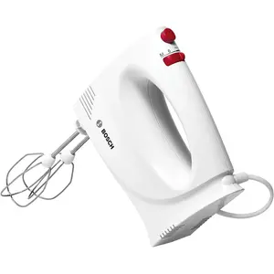 Comparateur de prix : Bosch - Batteur MFQP1000 - 300 w - 2 vitesses + turbo - 2 fouets inox