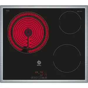 Balay 3EB715XR Ceramic Hob Plate, 3 Zones, Large Area 28 cm, Frame pas cher