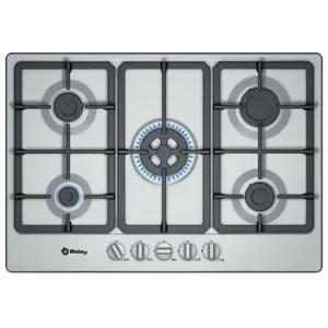Plaque de cuisson à gaz Balay 3ETX576HB 5 zones en acier inoxydable pas cher
