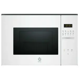Balay 3CG5172B2 Micro-ondes Intégré avec Grill 20L 800W Verre Blanc pas cher