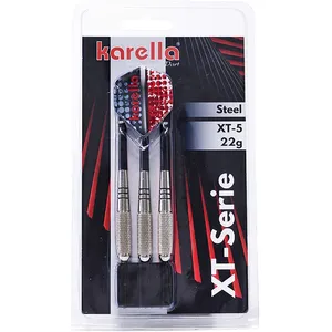 Comparateur de prix : Karella XT-5 Fléchettes à pointe en acier 22 grammes