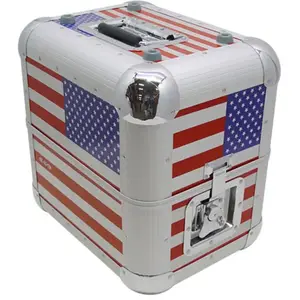 Zomo MP-80 Stars & Stripes flight case pour disques vinyles pas cher