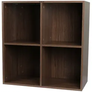 Comparateur de prix : Zomo VS-Box 400 grand meuble de rangement pour vinyles & CD (noyer)