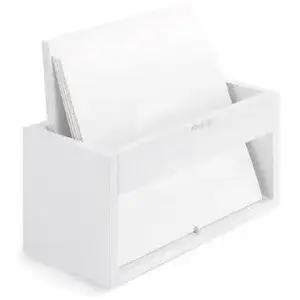 Comparateur de prix : Zomo VS-Box 1/45 meuble de rangement pour vinyles (blanc)