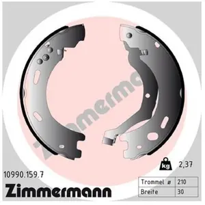 Zimmermann Jeu de mâchoires de frein, frein de stationnement 10990.159.7