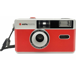 Comparateur de prix : Appareil photo argentique compact AgfaPhoto 35mm Réutilisable Silver/Rouge