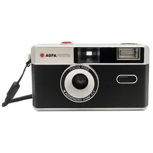 Comparateur de prix : Appareil photo argentique compact AgfaPhoto 35mm Réutilisable Silver/Noir