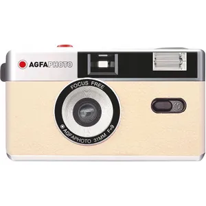 Comparateur de prix : Appareil photo argentique compact AgfaPhoto 35mm Réutilisable Beige