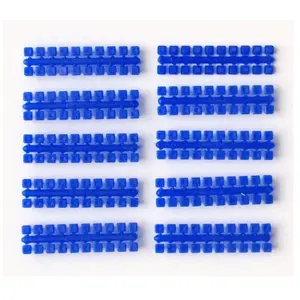 Puzzle Ministeck: 10x 1 bandes kleuren punt (donkerblauw)  - Puzzle  - 32602  pas cher