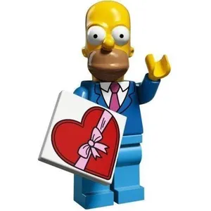 Lego 71009 Minifigurine Les Simpsons Série 2 - N°1-Homer (1 sachet ENT... pas cher