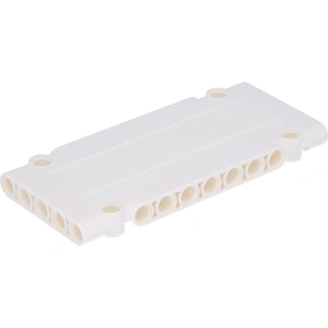 LEGO : 10x panneau technique 5x11x1, blanc pas cher
