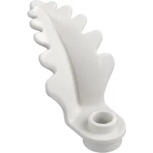 LEGO : 50x élément végétal/feuille, blanc