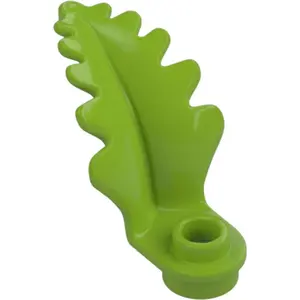 LEGO : 50x élément végétal/feuille, vert lime pas cher