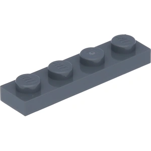 LEGO : 50 pièces Platte 1x4 en noir et blanc pas cher