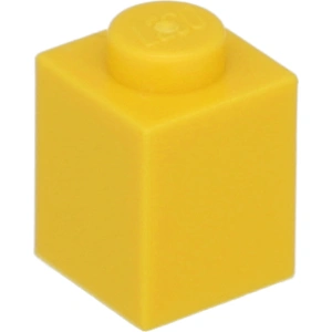 LEGO : 100x Stein 1x1 en 'Jaune' (en anglais)