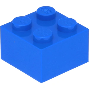 LEGO : 100x Stein 2x2 en bleu pas cher