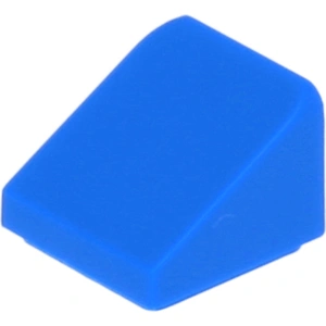 LEGO : 100x briques inclinées/Slope en bleu pas cher