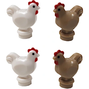 LEGO Animaux : 4 poules pas cher