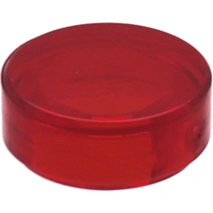 50x LEGO Carreau 1x1 rond, transparent-rouge