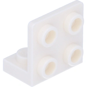 Angle LEGO : 25 équerres 1x2/2x2, 90°, blanc pas cher