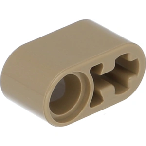 LEGO Technic : 50 Hebelarme 1x2, Pin- und Achsloch, dunkles Beige pas cher