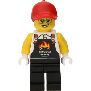 LEGO City : Minifigure du vendeur de snacks pas cher