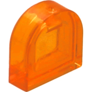 LEGO : 50 Fliesen, Größe 1x1 Noppen, abgerundet, transparentes Orange