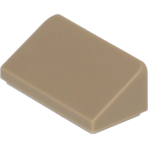 LEGO : 50x Schrägstein / Pente 1x2 30°, dunkles Beige pas cher