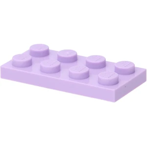 LEGO : 50 Plaques, Größe 2x4 Noppen in hellem Lavendel pas cher