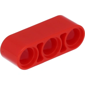 LEGO Technic Accessoires : 25 pièces bras élévateur 1x3 rouge pas cher