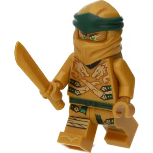 LEGO Ninjago : Lloyd en robe dorée + épée pas cher