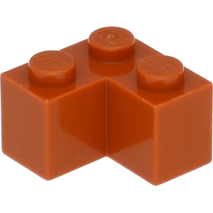 LEGO : 25 pièces pierre angulaire 2x2, orange foncé pas cher