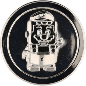 LEGO Super Mario : pièce de collection argentée (65mm) pas cher