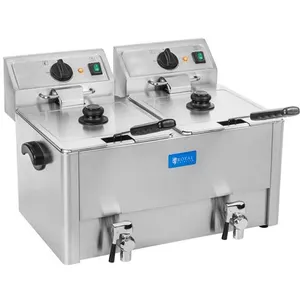 Royal Catering Friteuse électrique - 2 x 13 litres - Thermostat EGOVendu parkaufland