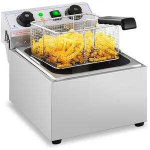 Royal Catering Friteuse électrique - 1 x 10 litres - Minuterie pas cher