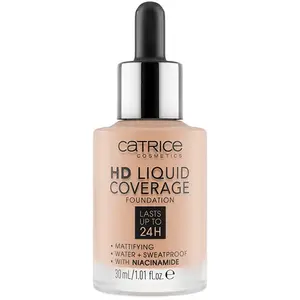 Comparateur de prix : Catrice Visage HD Liquid Coverage Fond de Teint N°020 Rose Beige 30ml