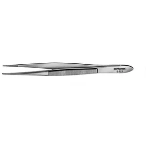 Bernstein 5-121 Pince brucelle de précision émoussée, fine 120 mm