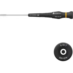Clé à douille 4,0 mm, avec manche antistatique Bernstein 6-617 pas cher