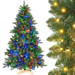 YORBAY Sapin de Noël Artificiel 210CM, 420 Lumières LED avec 10 Modes,... pas cher