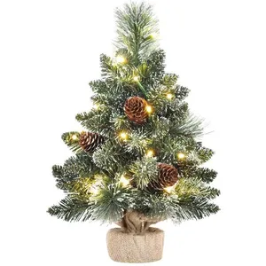 Yorbay Mini Sapin de Noël Artificiel, 40 cm Petit Sapin de Noël de Tab... pas cher