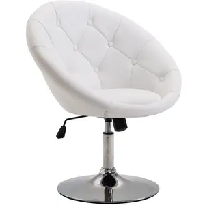 HOMCOM Tabouret de travail Tabouret pivotant Chaise de bureau réglable... pas cher